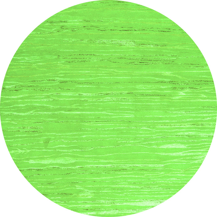 Square Abstract Green Contemporary Rug, con2602grn