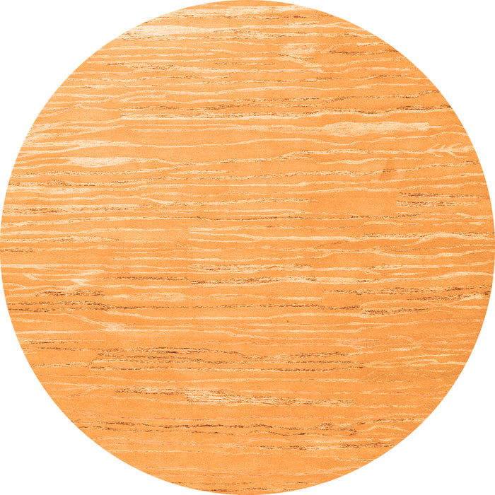 Square Abstract Orange Contemporary Rug, con2602org