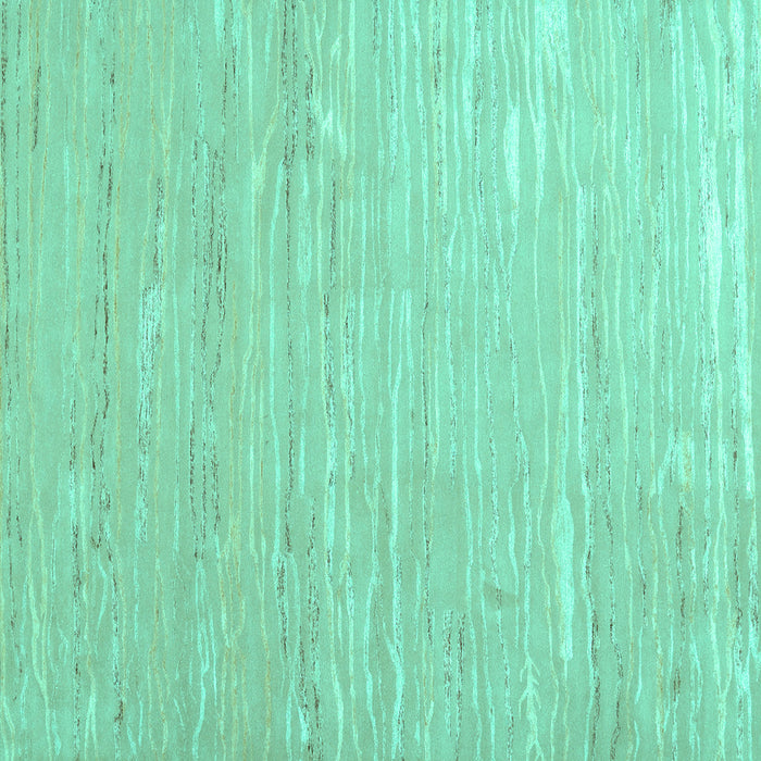 Square Abstract Turquoise Contemporary Rug, con2602turq