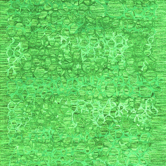 Abstract Green Contemporary Rug, con2603grn