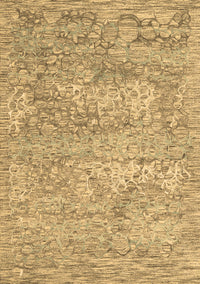 Abstract Brown Contemporary Rug, con2603brn