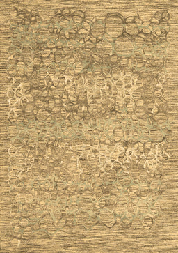 Abstract Brown Contemporary Rug, con2603brn