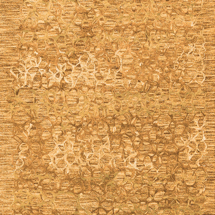 Abstract Orange Contemporary Rug, con2603org