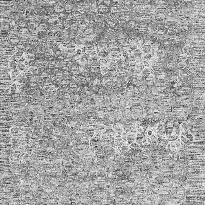 Abstract Gray Contemporary Rug, con2603gry