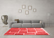 Contemporary Red Washable Rugs