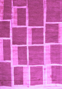 Abstract Purple Contemporary Rug, con2604pur