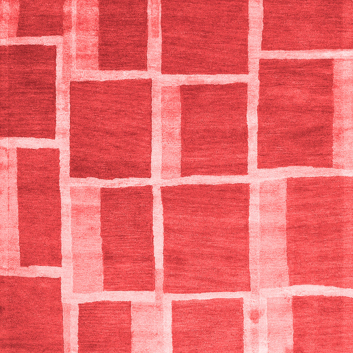 Abstract Red Contemporary Area Rugs