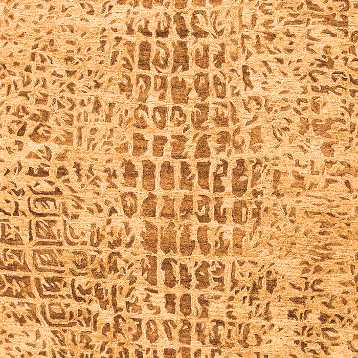 Abstract Orange Contemporary Rug, con2605org