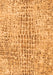 Serging Thickness of Machine Washable Abstract Orange Contemporary Area Rugs, wshcon2605org