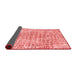 Abstract Red Contemporary Area Rugs