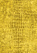 Machine Washable Abstract Yellow Contemporary Rug, wshcon2605yw