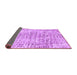 Sideview of Abstract Purple Contemporary Rug, con2605pur