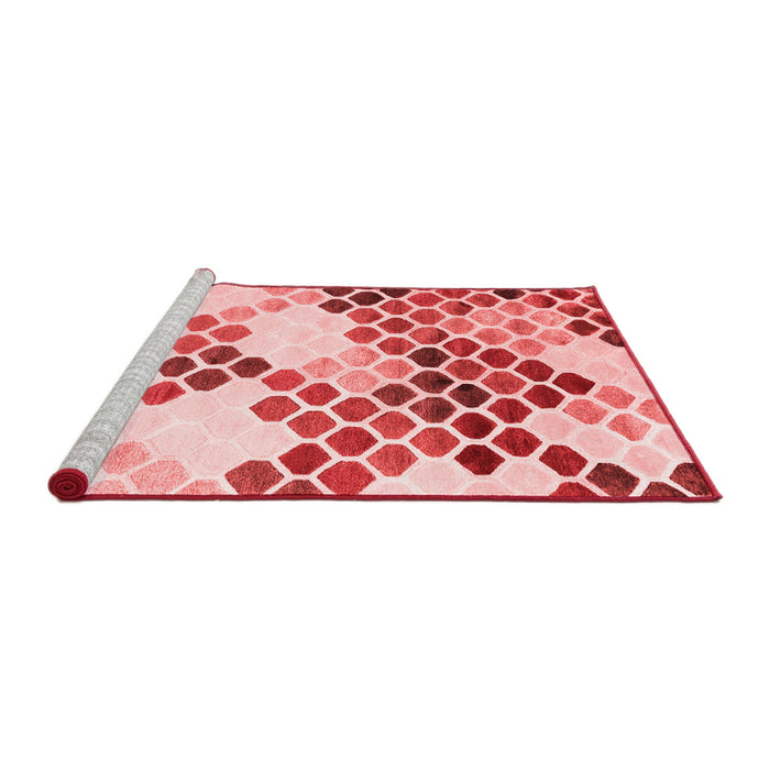 Contemporary Red Washable Rugs