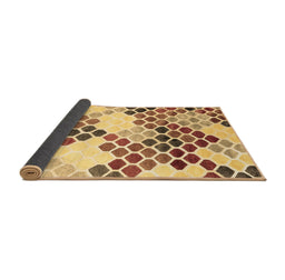 Sideview of Abstract Brown Contemporary Rug, con2606brn