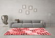 Contemporary Red Washable Rugs