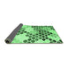 Sideview of Abstract Emerald Green Contemporary Rug, con2606emgrn