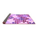 Sideview of Abstract Purple Contemporary Rug, con2606pur