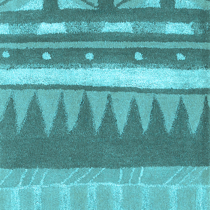 Machine Washable Abstract Light Blue Contemporary Rug, wshcon2607lblu