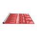 Contemporary Red Washable Rugs