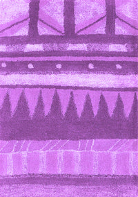 Abstract Purple Contemporary Rug, con2607pur