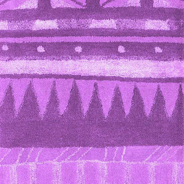 Abstract Purple Contemporary Rug, con2607pur