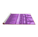 Sideview of Machine Washable Abstract Purple Contemporary Area Rugs, wshcon2607pur