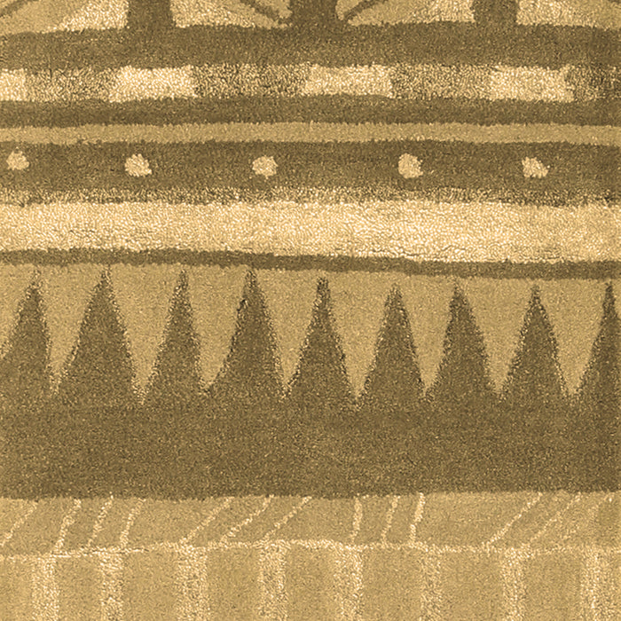 Machine Washable Abstract Brown Contemporary Rug, wshcon2607brn