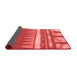 Abstract Red Contemporary Area Rugs