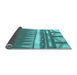 Sideview of Abstract Light Blue Contemporary Rug, con2607lblu