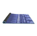 Sideview of Abstract Blue Contemporary Rug, con2607blu