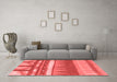 Contemporary Red Washable Rugs