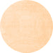 Square Solid Orange Modern Rug, con2608org