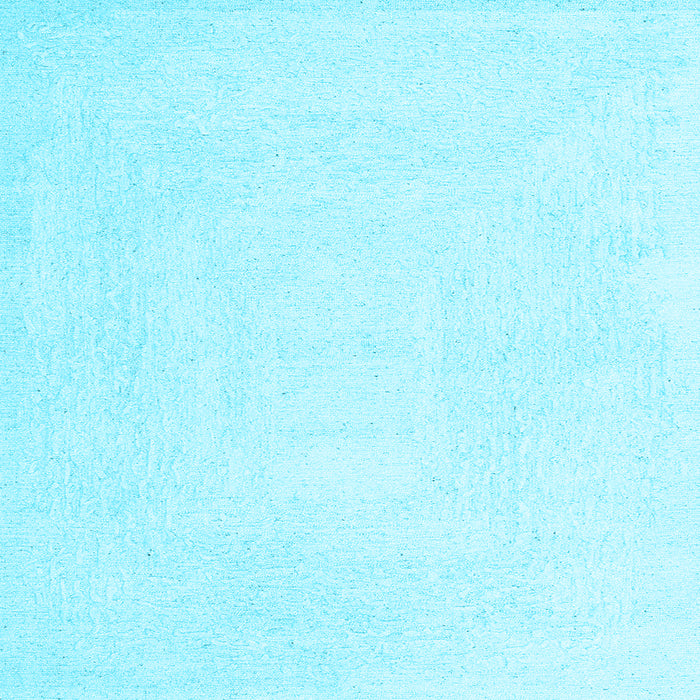 Square Machine Washable Solid Light Blue Modern Rug, wshcon2608lblu