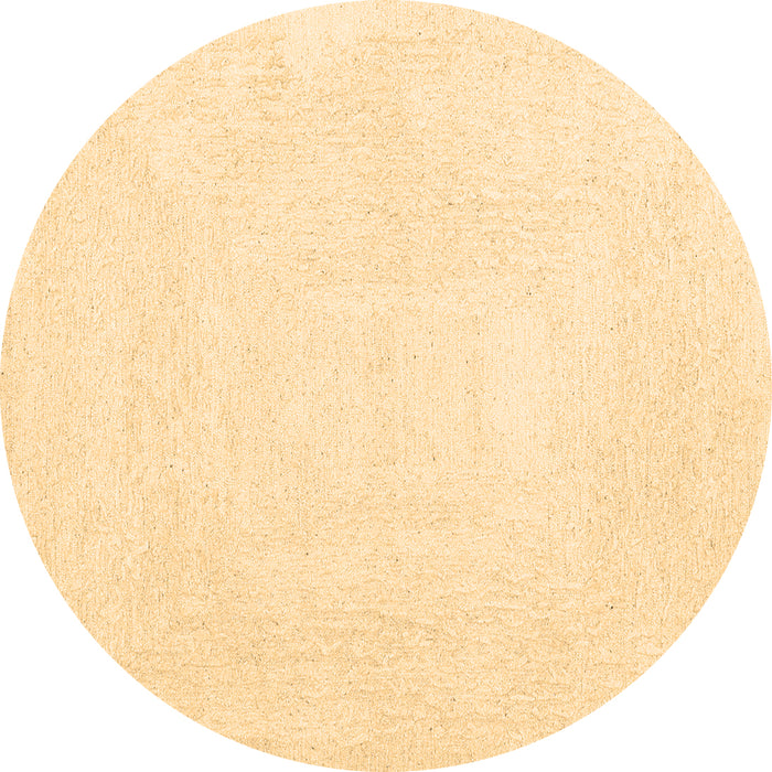 Round Solid Brown Modern Rug, con2608brn