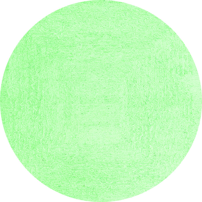 Square Solid Green Modern Rug, con2608grn