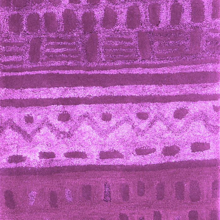 Machine Washable Southwestern Purple Country Area Rugs, wshcon2609pur
