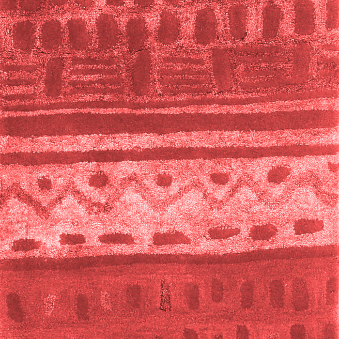 Machine Washable Southwestern Red Country Rug, wshcon2609red