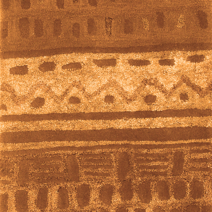 Serging Thickness of Machine Washable Southwestern Orange Country Area Rugs, wshcon2609org