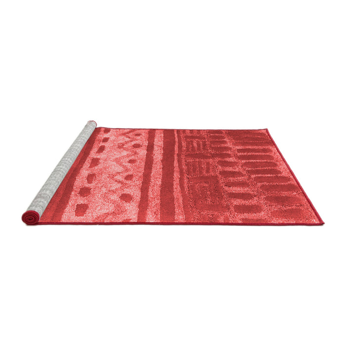 Country Red Washable Rugs