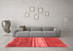 Country Red Washable Rugs