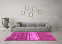 Machine Washable Southwestern Pink Country Rug, wshcon2609pnk