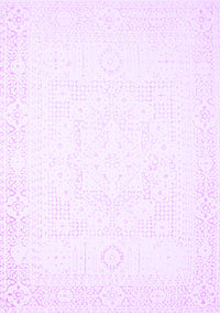 Solid Purple Modern Rug, con260pur