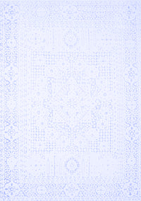 Solid Blue Modern Rug, con260blu