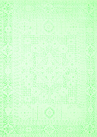 Solid Green Modern Rug, con260grn