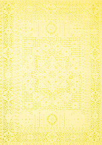 Solid Yellow Modern Rug, con260yw