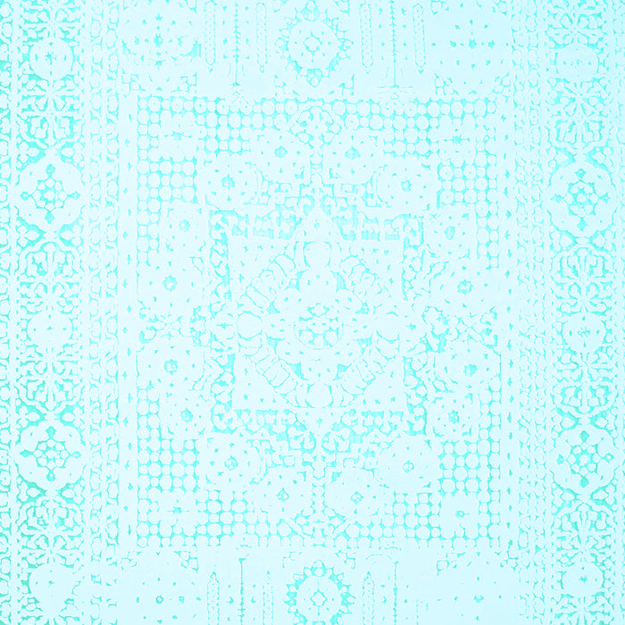 Machine Washable Solid Light Blue Modern Rug, wshcon260lblu