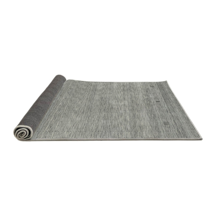 Thickness of Contemporary Dark Gray Modern Rug, con2610