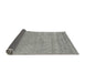 Thickness of Contemporary Dark Gray Modern Rug, con2610