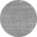 Square Abstract Gray Contemporary Rug, con2610gry