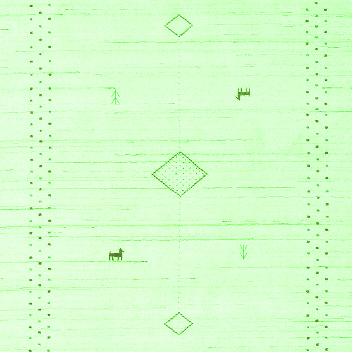 Solid Green Modern Rug, con2611grn